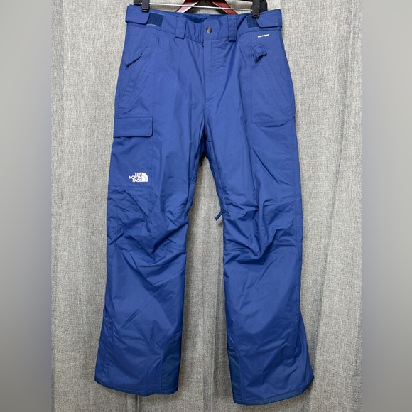 The North Face Men’s DryVent Insulated Ski Snow Pants Blue Small - Picture 1 of 12
